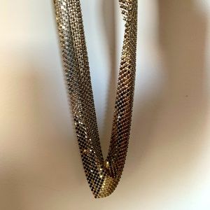 Liquid Mesh Chain Necklace 1980s